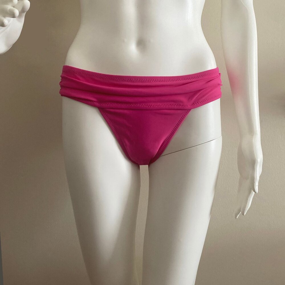 Jessica Simpson Pink Swim Bikini Bottom Size M NWT